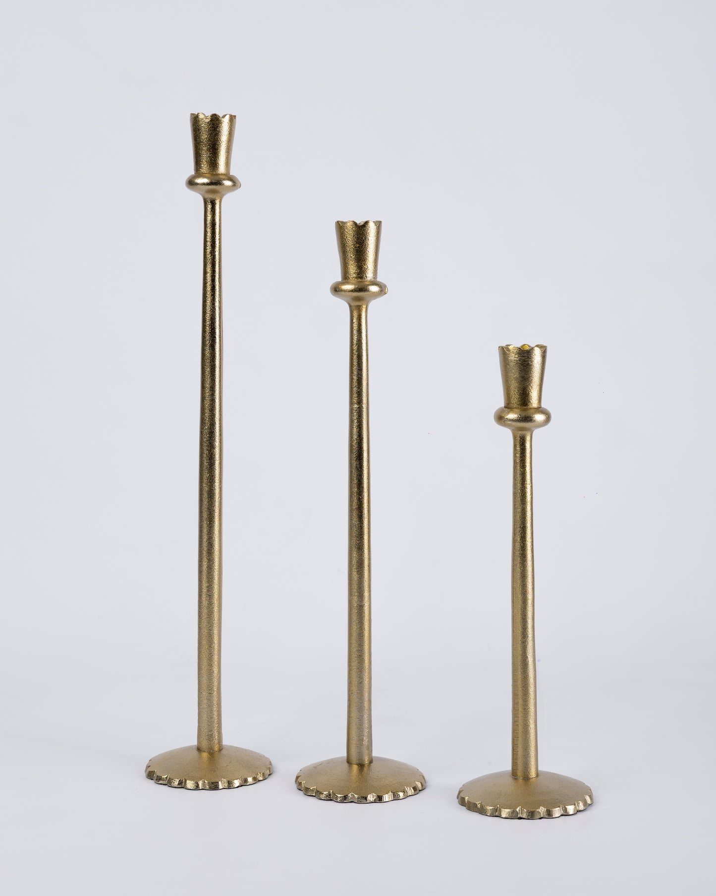 Candelabro dorador pequeño