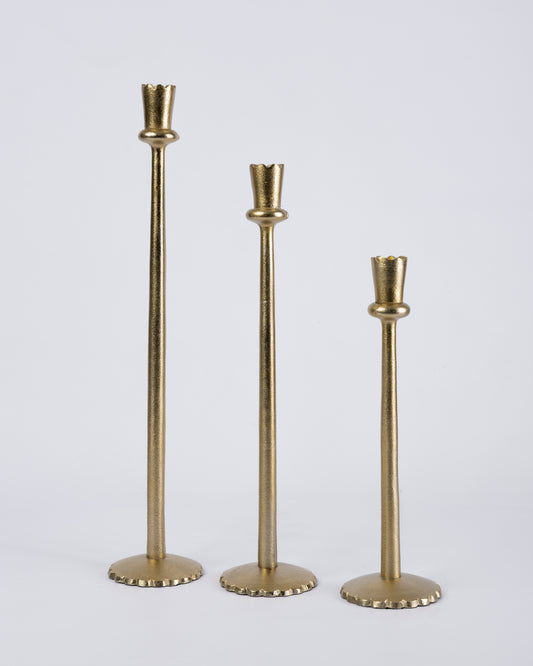 Candelabro dorador pequeño