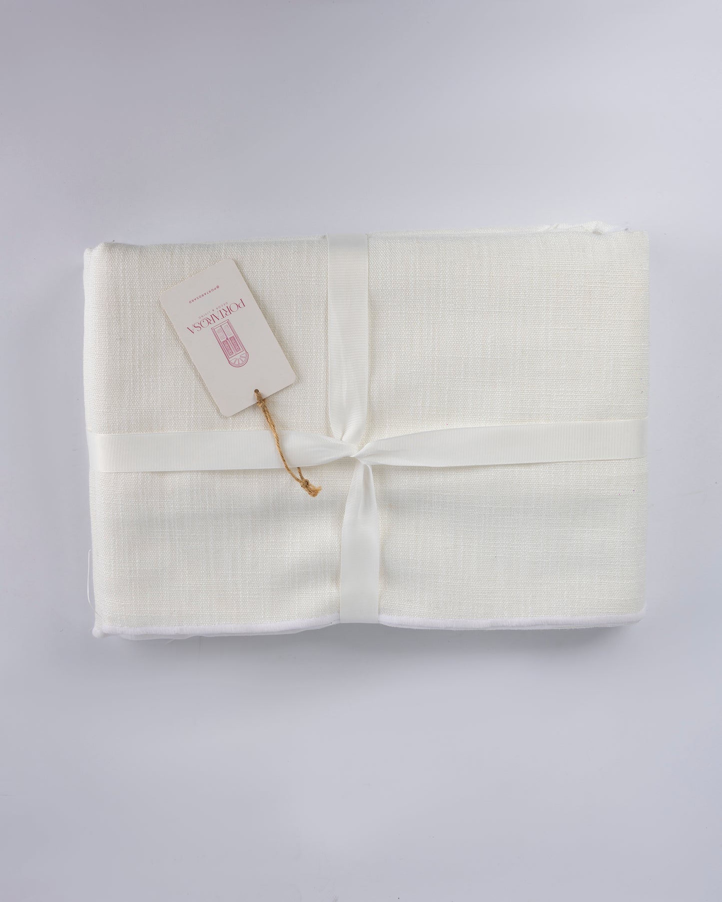 Mantel de lino rectangular 6 sillas