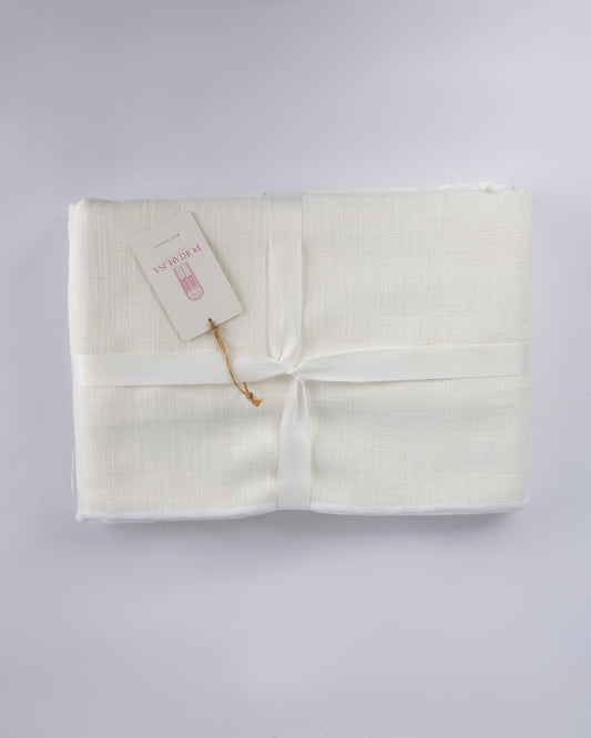 Mantel de lino rectangular 6 sillas