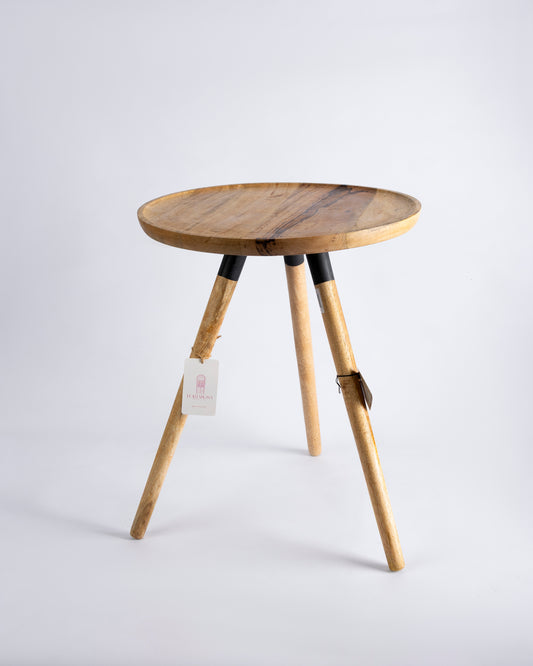 Mesa madera redonda grande