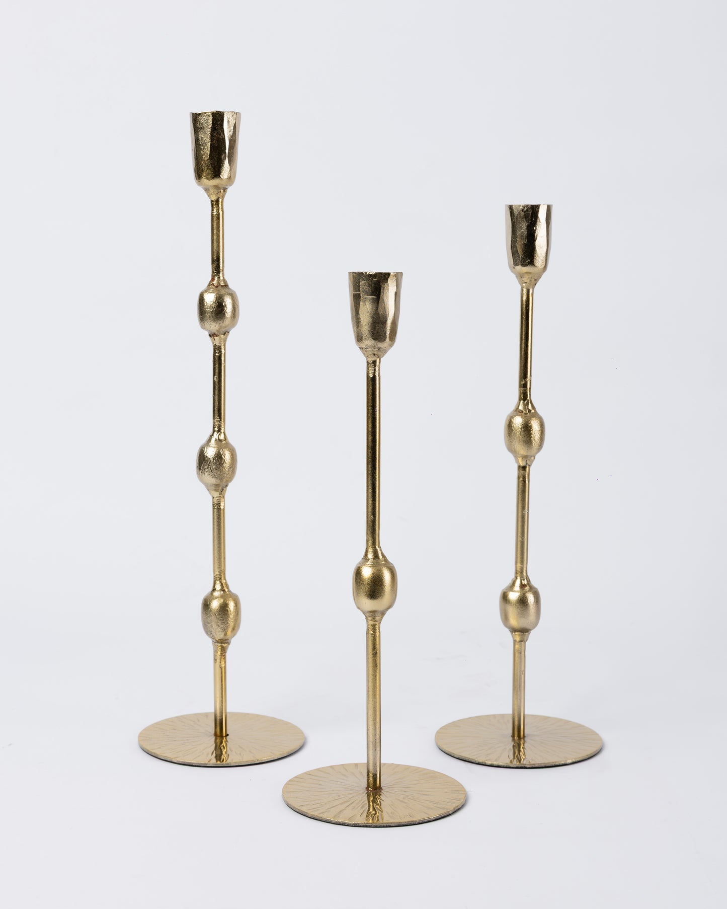 Candelabro dorado mediano