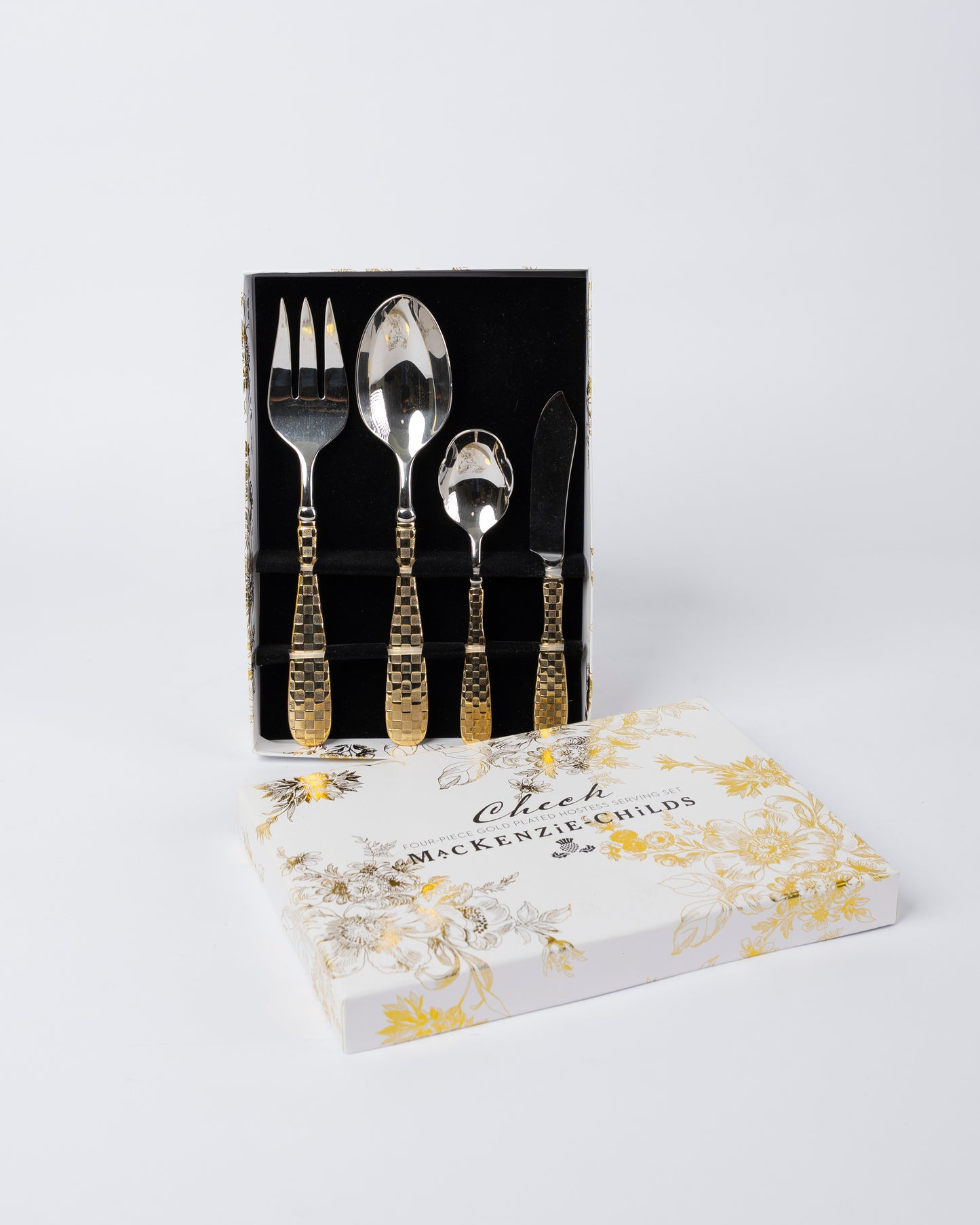 Set de servir Mackenzie-childs dorado